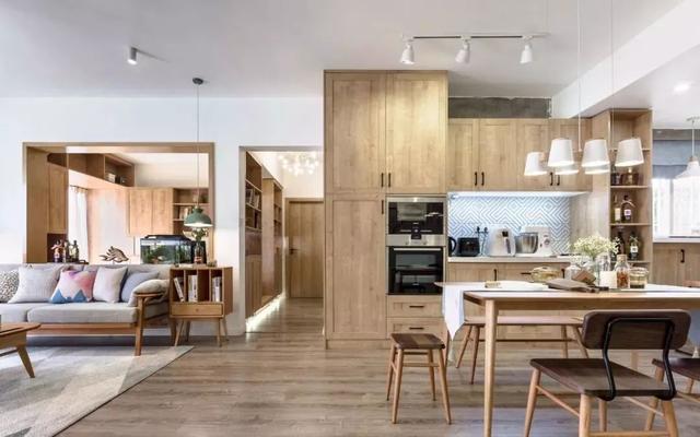 :116㎡原木装修,主卫改衣帽间太实用了,书房装榻榻米,晒晒