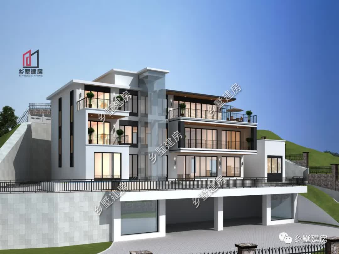 |农村建房人士请注意!363平的豪华现代风别墅爆款来袭