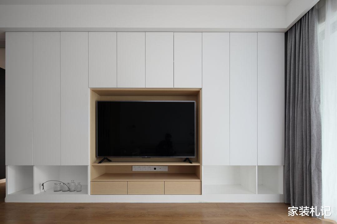 |原木+白色超级耐看，135㎡干净明朗，再过10年也不过时