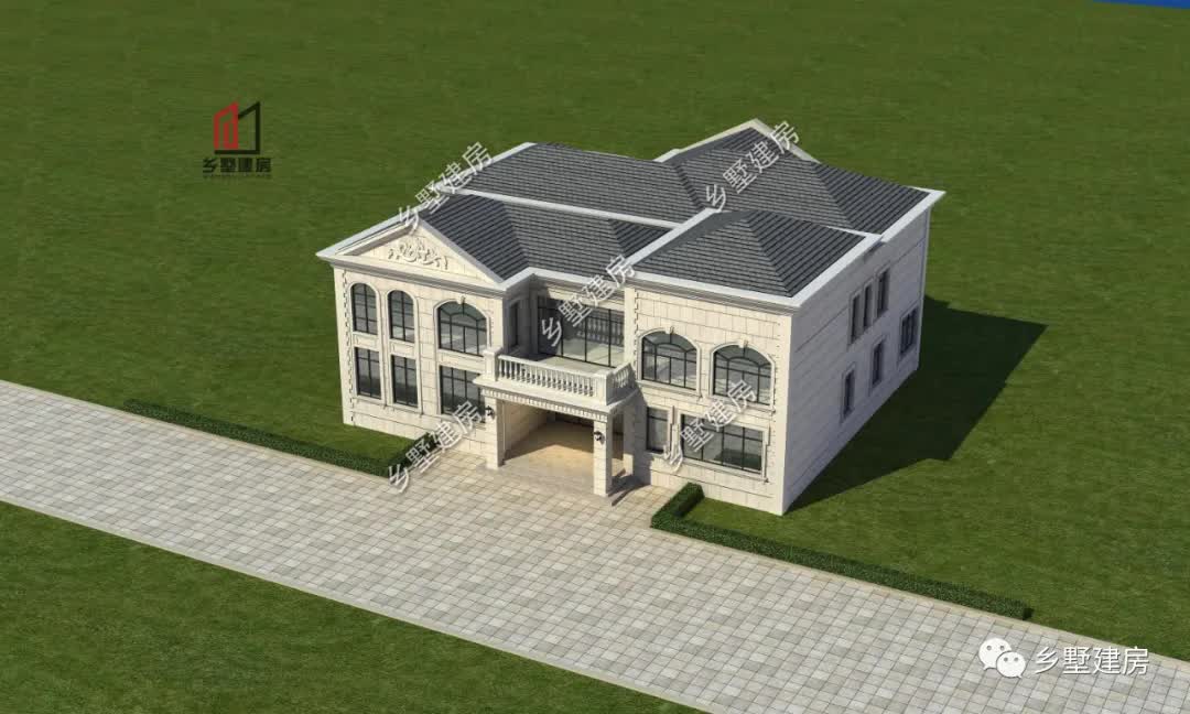 |18X17米豪华双层别墅，精致与贵气并存，成功人士的标配