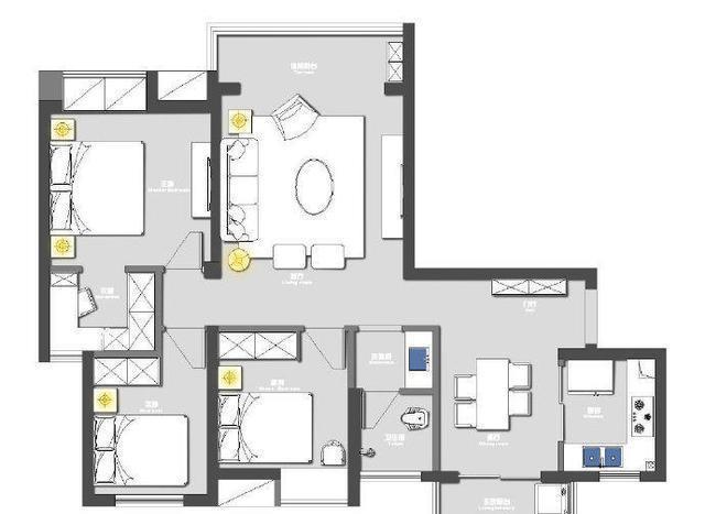 |梦想中的新房装修，将来有钱一定照着装，美式风格温馨又大气