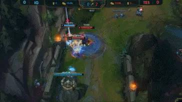 [ig]Ning王睡醒梦回S8！puff月男月下独舞！IG 2: 0 TES ！