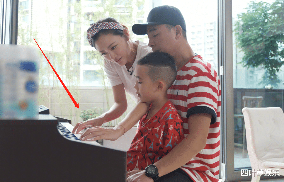 jasper|应采儿晒一家四口合照后，两夫妻教Jasper钢琴照曝光，画面太温馨