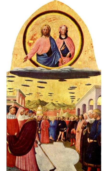 「外星人」神秘古画惊现UFO,外星人很早就来过地球?觉得不好玩又回去了?