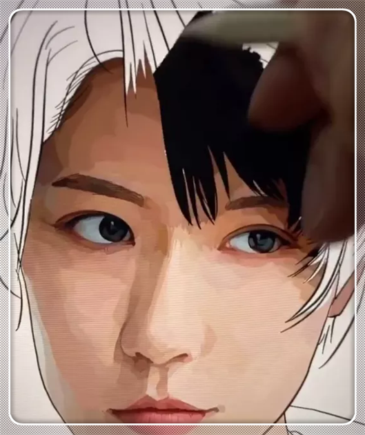 美术生画“诸葛大力”，开局被吐槽是黑粉，看到成品：这是大佬