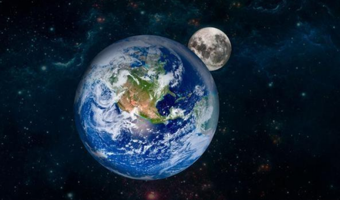 [钻石]站在月球上看地球，为何让人感到害怕？地球实在太“亮”了！