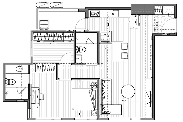 「卫浴」小两口的甜蜜轻工业风,全屋大气精致,完工后的场面处处吸引我