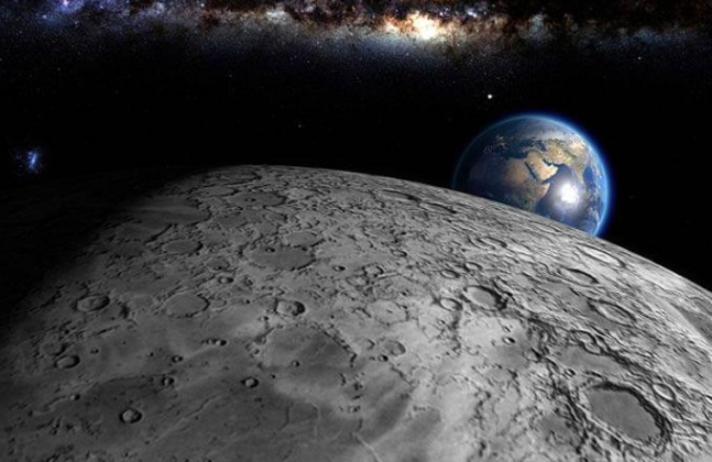 [钻石]站在月球上看地球，为何让人感到害怕？地球实在太“亮”了！