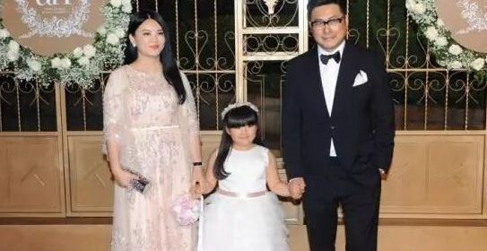 「陆毅」田亮一家,陆毅一家,李湘一家,看到图4一家实力羡慕