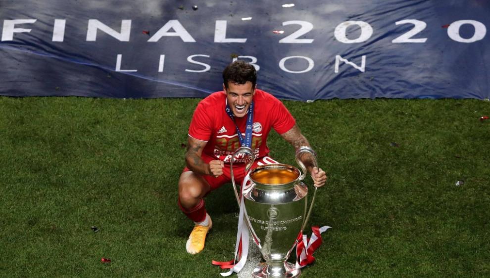 拜仁慕尼黑|拜仁夺冠都在庆祝,一人却默默落泪,他叛逃利物浦只为这个冠军