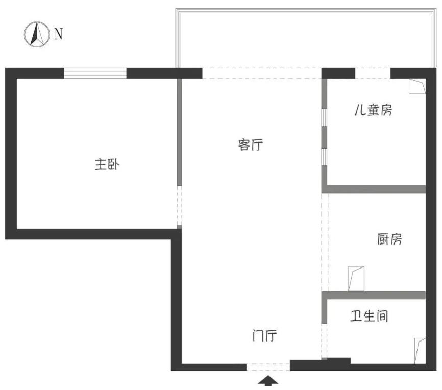 设计师|58m2小户型改造出一个后花园外加一个双人办公区你敢相信吗！内附超详细改造干货
