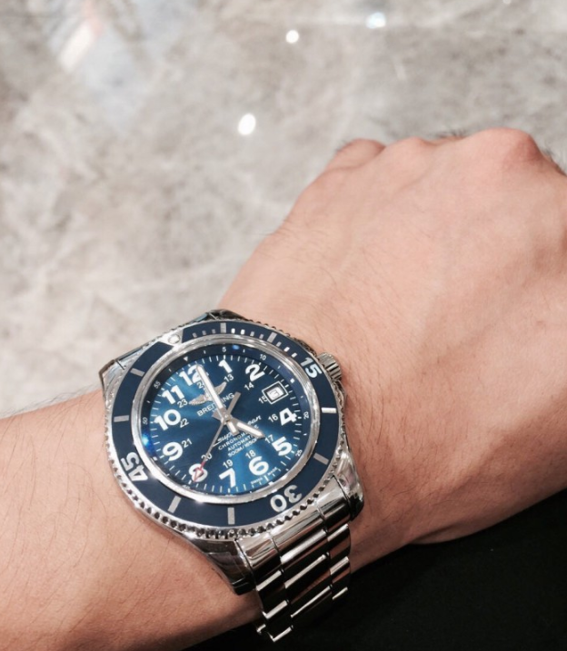 【百年灵】大海般的颜色,大海般的颜值,我深爱的百年灵新超海