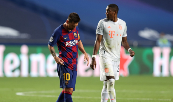 巴塞罗那|挺进四强！拜仁8-2大胜巴萨，穆勒梅开二度，莱万等传射建功