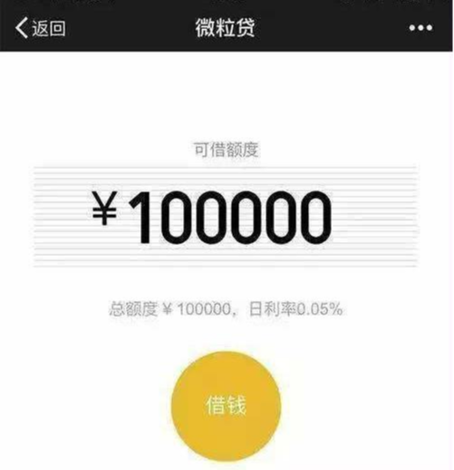 微信@微信的微粒贷功能你知道如何开通吗？