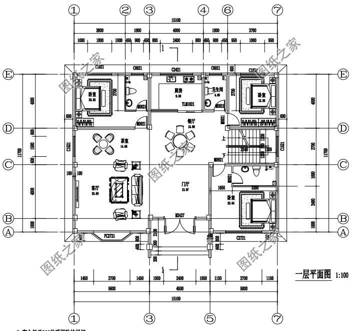 |6套高颜值别墅效果图带户型图，美观实用，百看不厌！