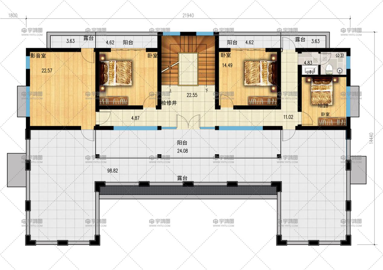 【】新中式豪华三层农村别墅，造价50万，你来一套吗？