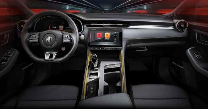 #名爵6#第三代名爵6一身“苹果绿”，运动气息更为强烈，科技感也升级了