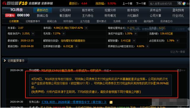 [TCL]游资5亿，机构9000万，TCL科技为什么被大买？