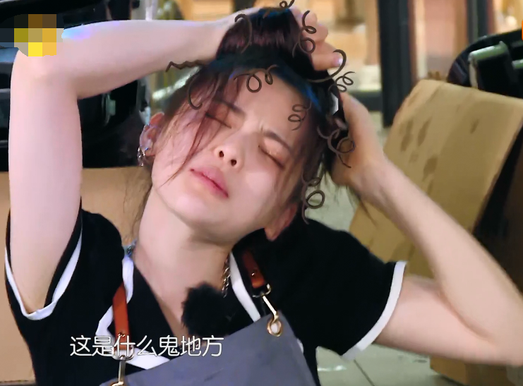 杨超越|杨超越干活累倒在垃圾堆，当镜头扫过赵丽颖，对比太明显了