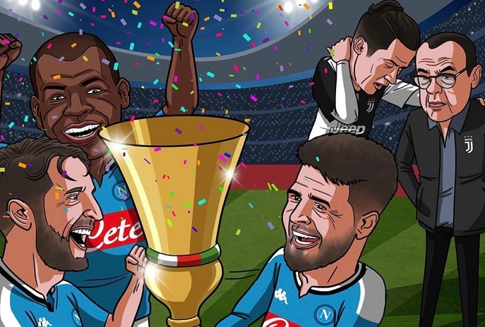 那不勒斯：那不勒斯夺冠众生相！加图索遭“群殴”，德佬被举高，布冯悲情