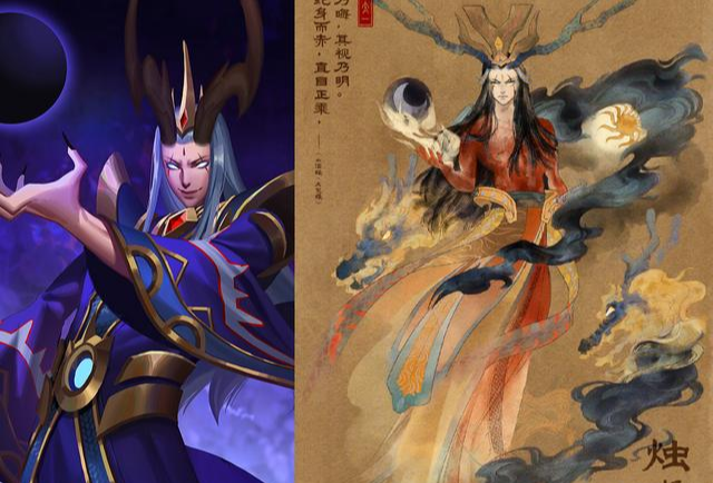 山海经|王者荣耀：山海经系列皮肤官宣，东皇化烛龙，妲己化天狐