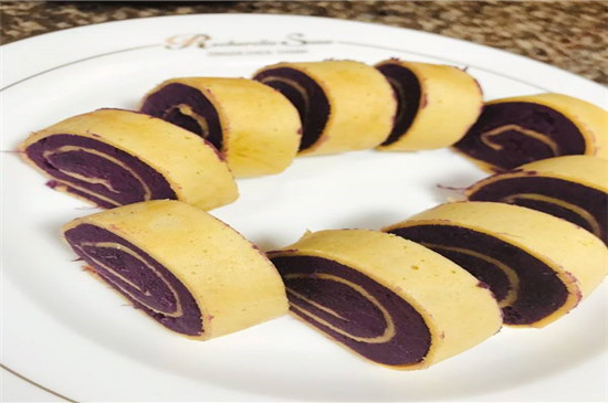 #紫薯#营养又好吃的紫薯卷,是孩子们的最爱,最适合给孩子们做早餐