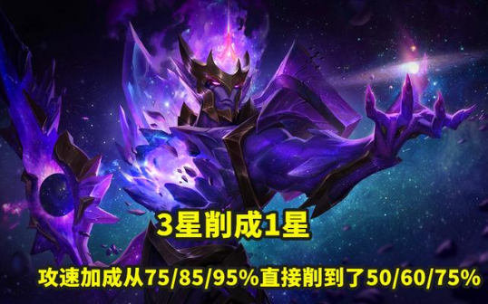 泽拉斯|云顶之弈：版本抢先看，皇子直接变成下水道，3星强度和1星相等！