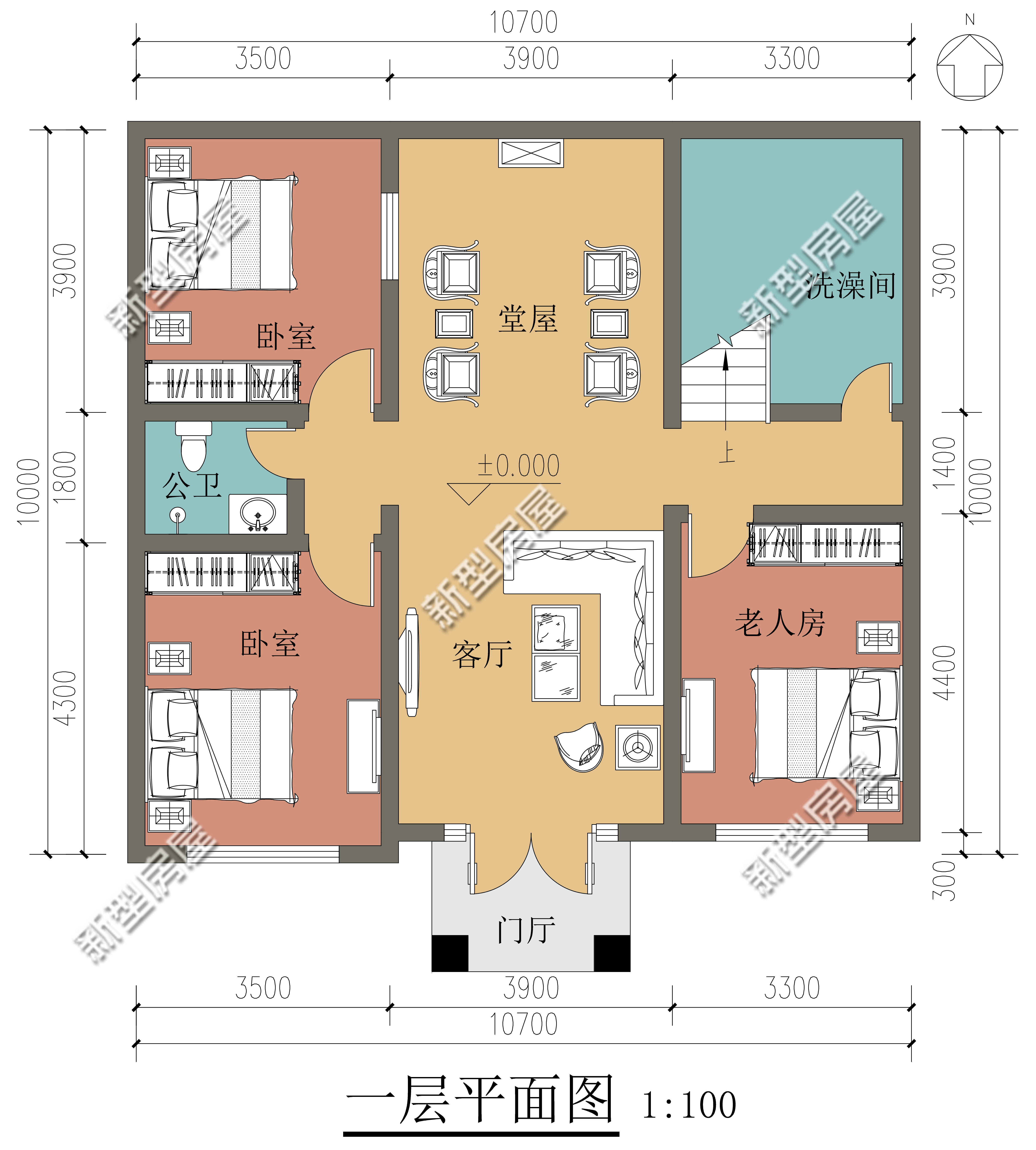 |10×10平的房子怎么设计呢?