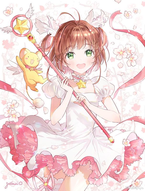 |清新淡雅的动漫花样少女，偏白彩色的渐变式上色太让人喜欢了