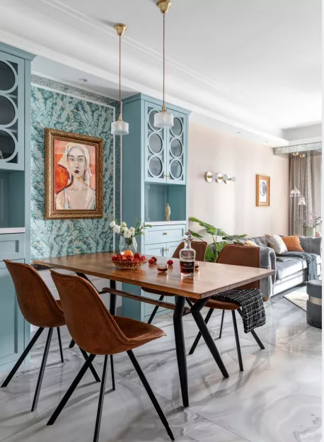 125平混搭风三口之家，一个颜色是一个区域！