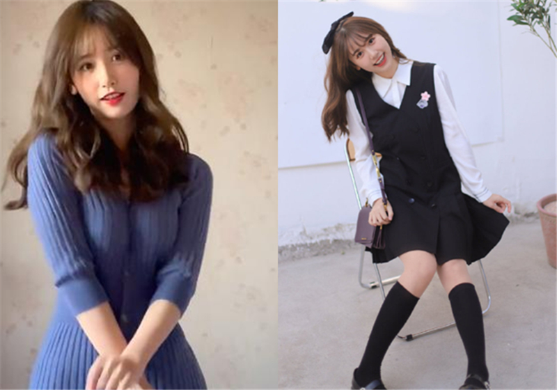 赵露思|蓝衣战神素颜曝光，少了妆美颜都救不了？同为生图电竞赵露思火了