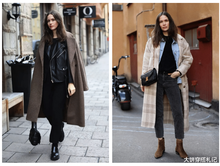 大衣|职场穿搭新思路:哪怕都是黑白灰,3招穿出大不同