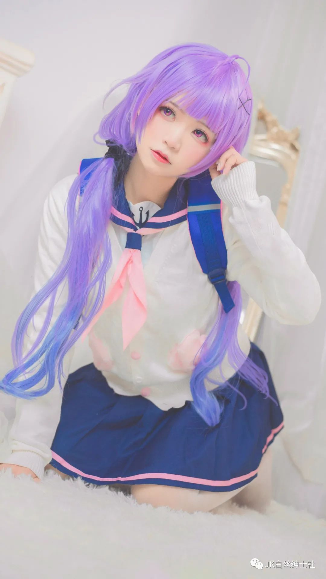 碧蓝航线|cos：碧蓝航线纯白独角兽cos正片@夏木木