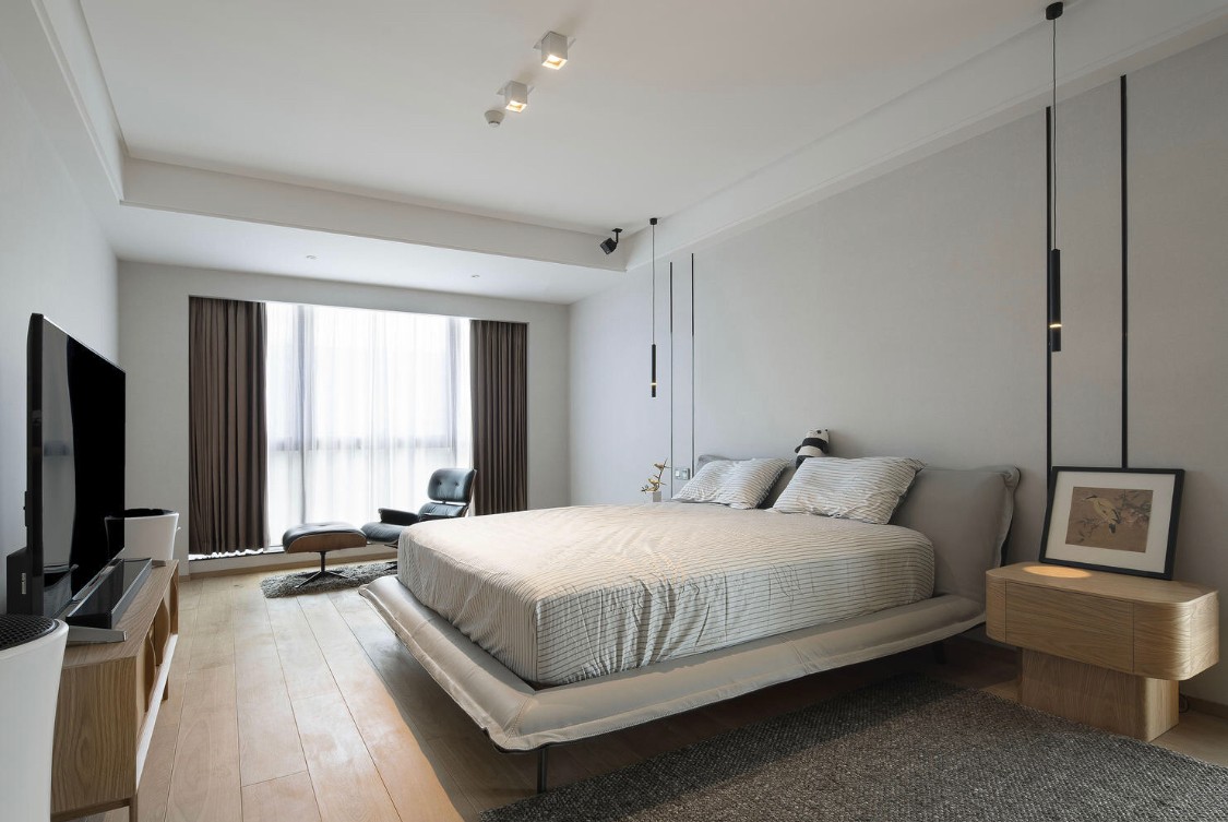 200㎡三房原木时代！时尚又不乏温润，全龄段设计的魅力！