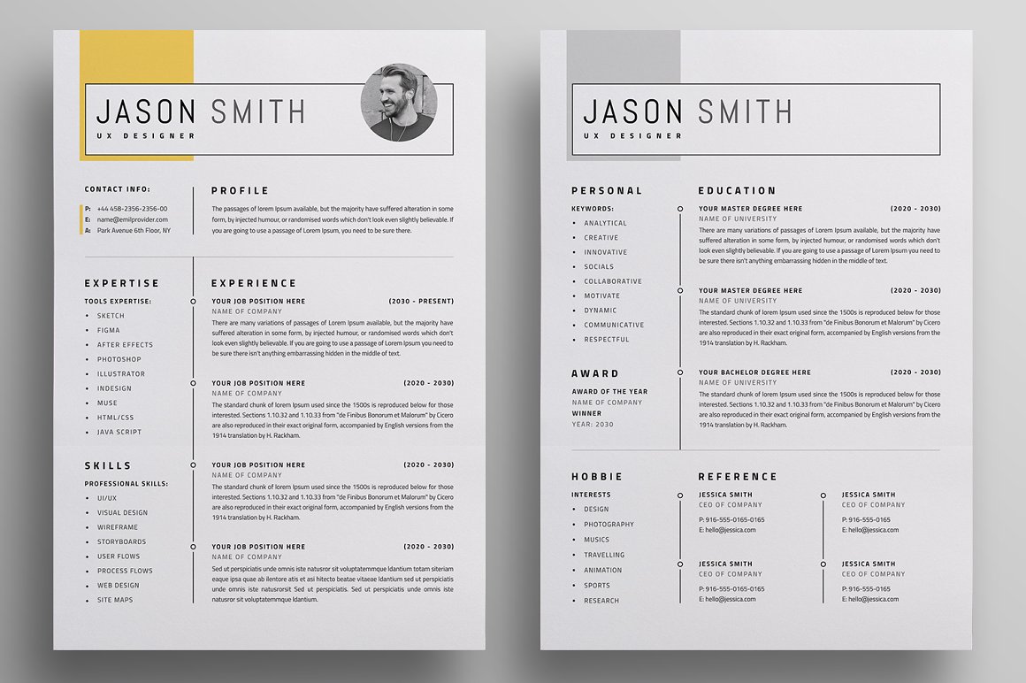 |国外简历设计欣赏!“简法”艺术