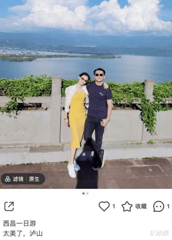 苗苗|苗苗晒与郑恺出游时拍摄的美照，老公镜头下甜美可人，状态似少女