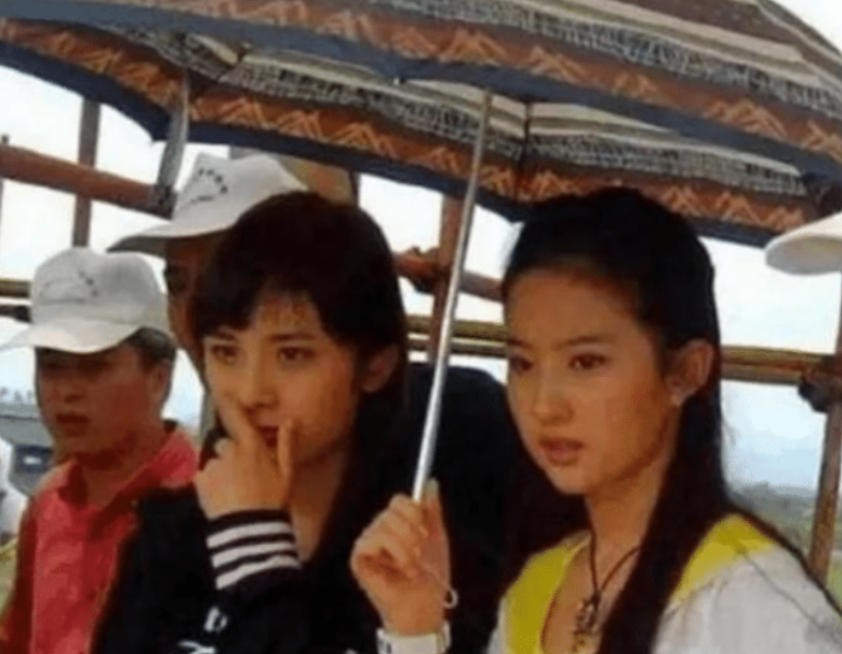 刘亦菲|10年前刘亦菲给打伞的小演员，如今跟她平起平坐，成为一线女星