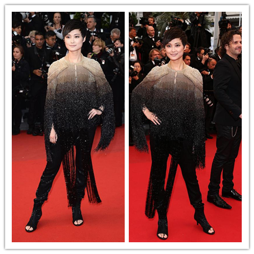 |李宇春在外国红毯上太有牌面，穿高定彰显帅气气场，也太有范了