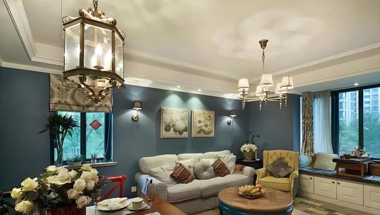 |全屋格调沉稳又浪漫,充满了异域风情!这样的地中海风,你喜欢吗