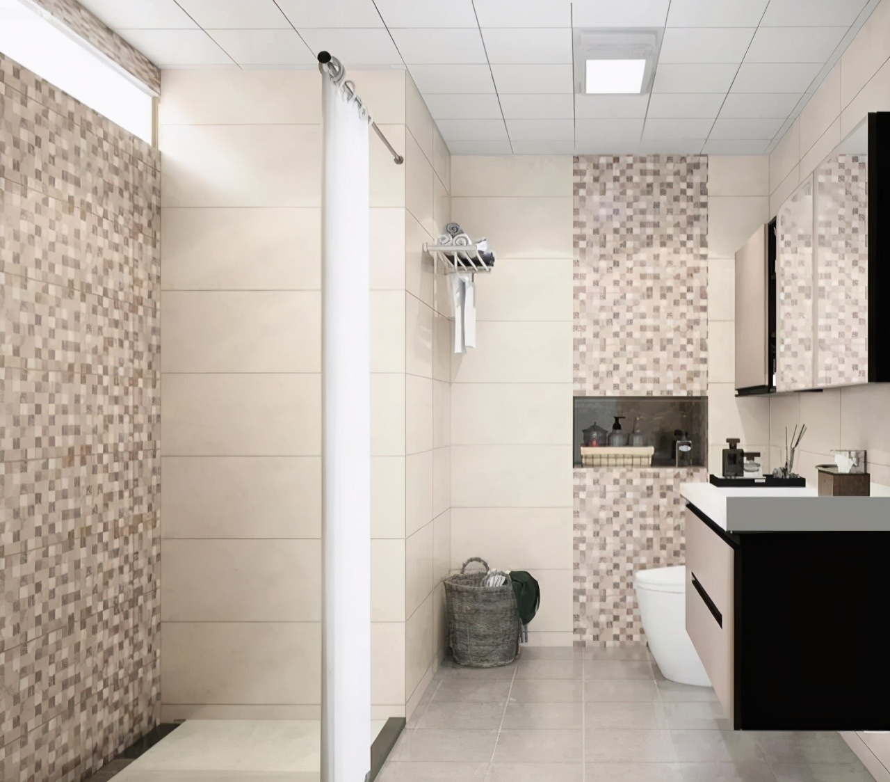 小卫生间就不配干湿分离?我偏不信,装好后邻居惊呼服气!