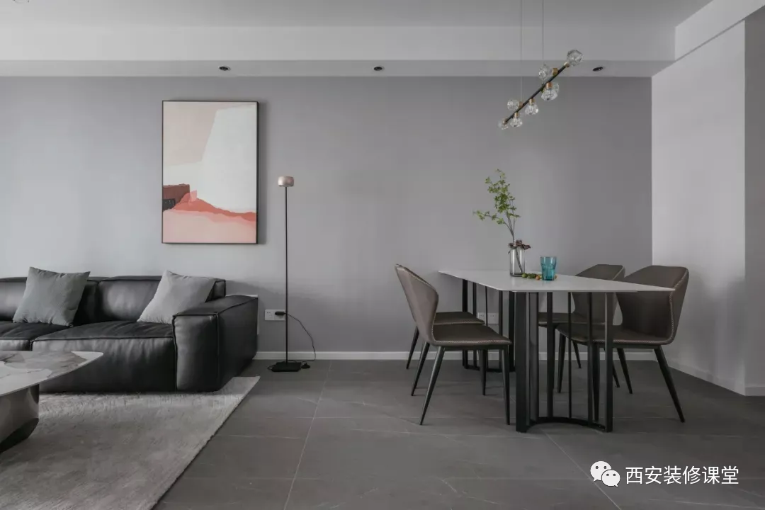 115㎡三室黑白灰，小改动成就衣帽间和干湿分离