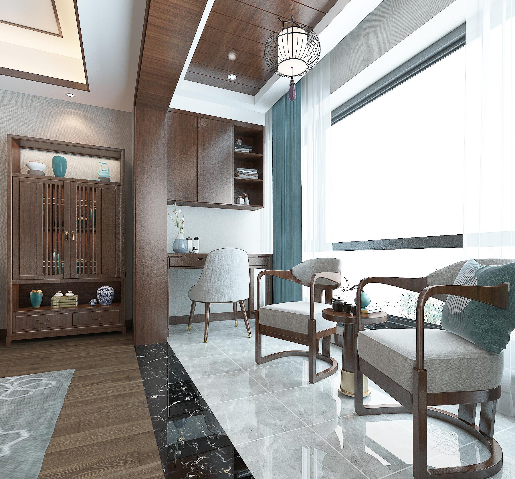 新帝雅|上海夫妻的新房装中式,三层别墅,虽然面积不大,装出来却很温馨