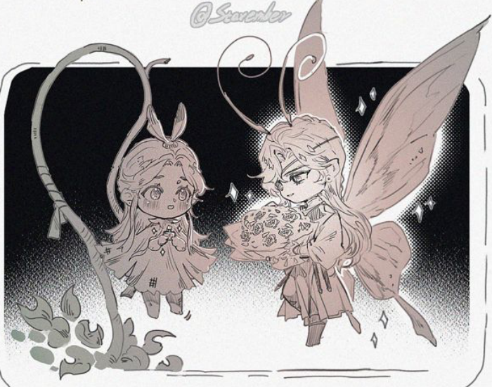 天官赐福|《天官赐福》主笔再发图,战损人鱼怜vs腹肌海盗花,粉丝:快收