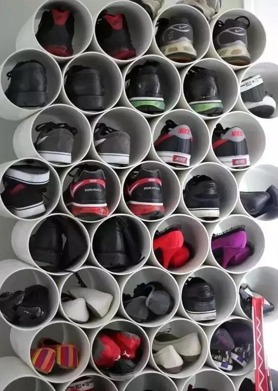 老婆把装修剩下的PVC管这样改，家里好几样家具都不用买了！