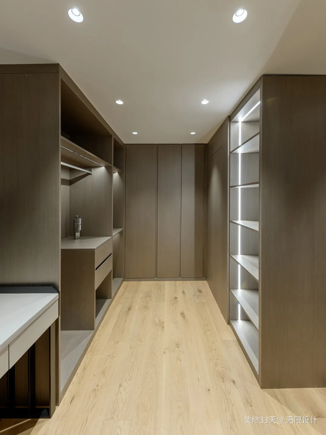 装修设计:开放式厨房,收纳型走廊,主卧改套房