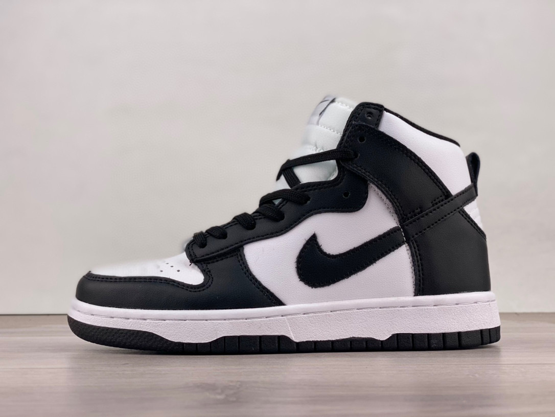 莆田鞋匠 Nike Dunk High Retro低帮 黑白熊猫