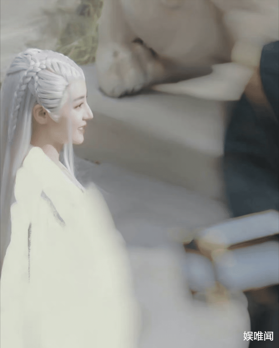 赵丽颖|迪丽热巴《安乐传》白发造型曝光，编发像欧美演员，期待最终成片