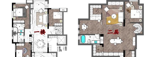 220㎡顶复式硬装收尾,一楼住三世同堂,阁楼改亲子区,比大平层爽