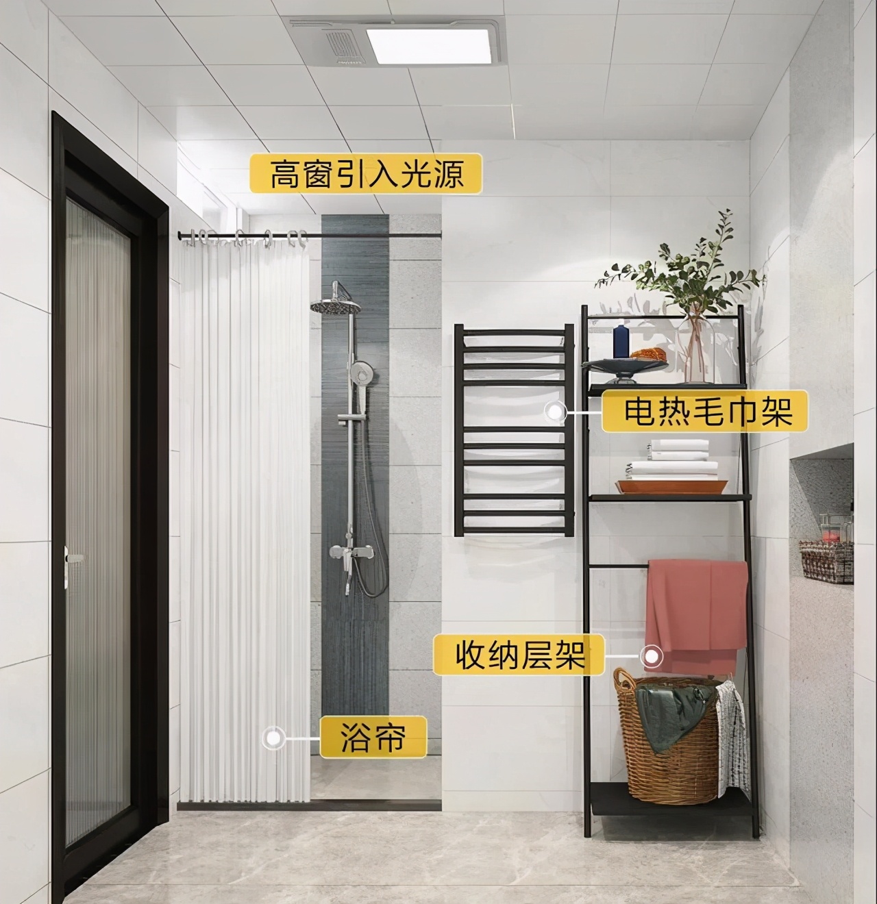 小卫生间就不配干湿分离?我偏不信,装好后邻居惊呼服气!