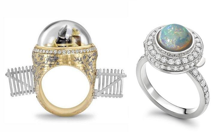 鹏鹏娟娟|珠宝品牌Theo Fennell隐秘式戒指新作:惊喜宝匣